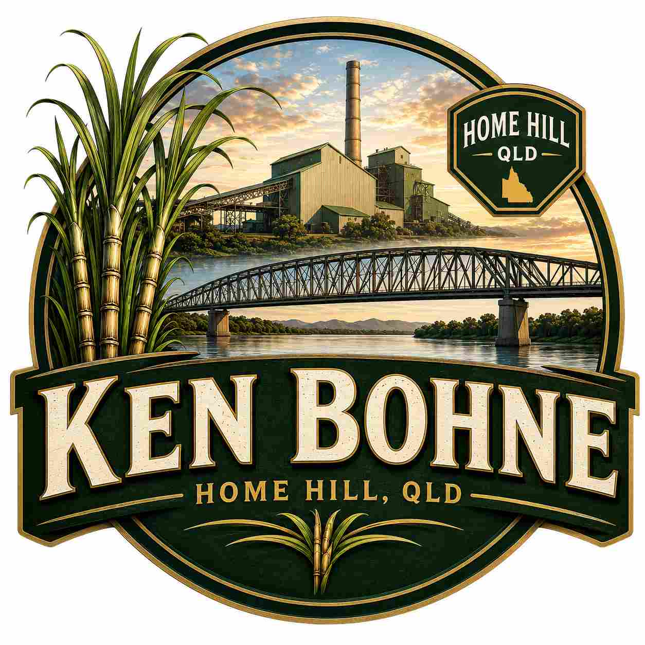 Ken Bohne — Home Hill, Queensland emblem